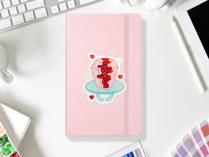 Glitter Pink Ring Pop Stickers | Cute Candy Sticker Pack | Laptop, Water Bottle, Planner Decor | Fun Sweet Treat Gift