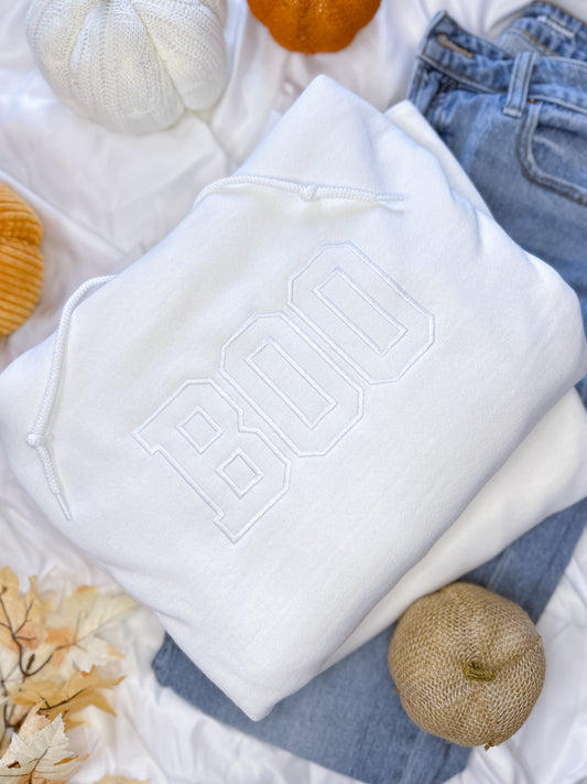 Boo Hoodie – Spooky Halloween Sweatshirt for Fall