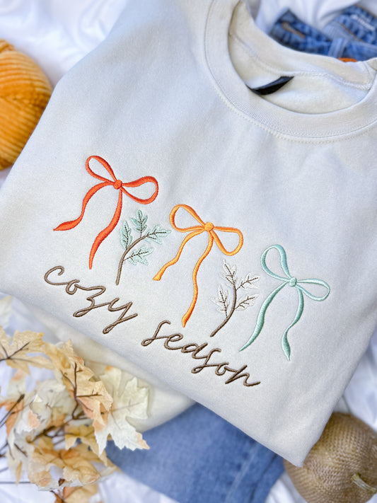 Cozy Season Sweatshirt – Cute Fall Halloween Pullover