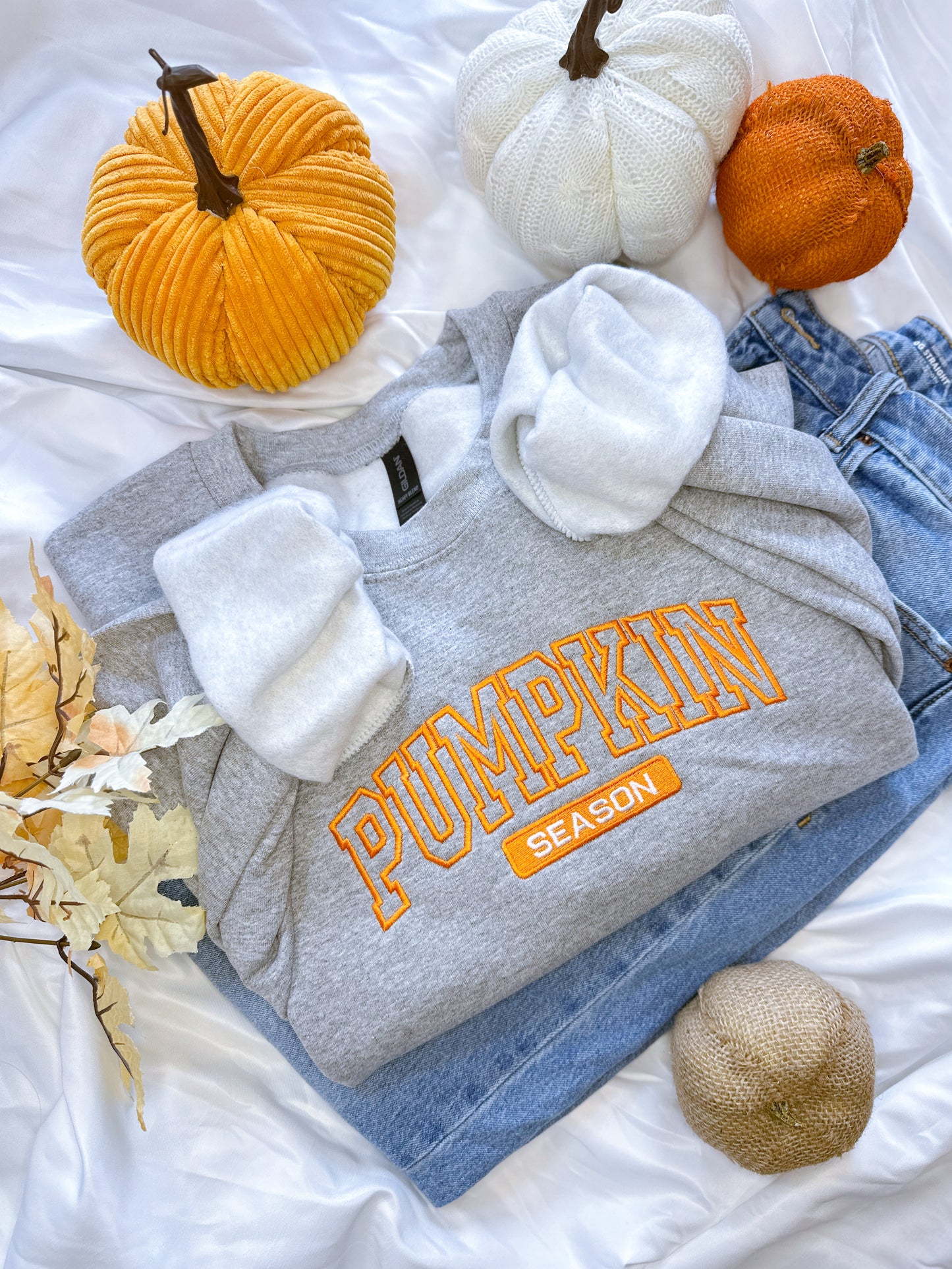 Pumpkin Season Crewneck – Cozy Fall Autumn Sweatshirt