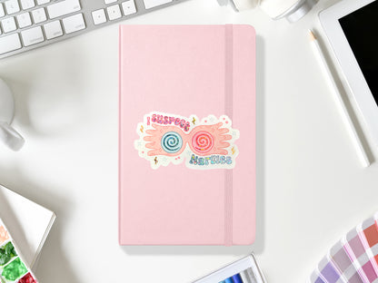 Luna Lovegood Harry Potter Sticker | Glitter Magical Glasses Sticker | Laptop, Water Bottle, Planner Sticker | Book & Fantasy Lover Gift