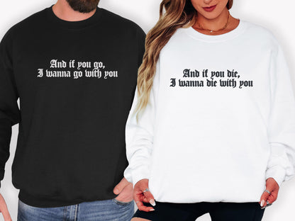 System of a Down Embroidered Couples Sweatshirt | Matching Crewneck Set
