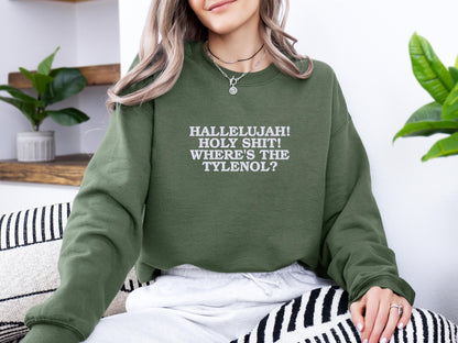 Where’s the Tylenol Crewneck | Custom Christmas Vacation Sweatshirt | National Lampoon Holiday Gift