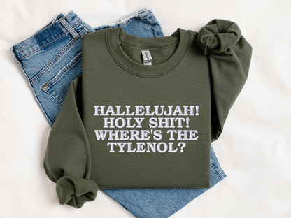 Where’s the Tylenol Crewneck | Custom Christmas Vacation Sweatshirt | National Lampoon Holiday Gift
