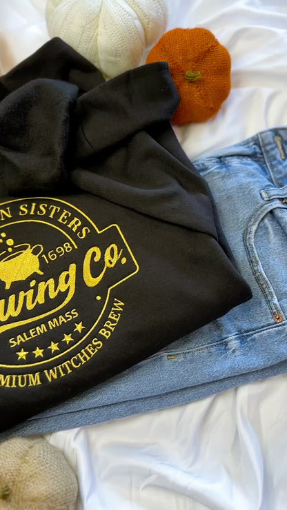 Sanderson Sisters Brewing Co. Hoodie – Hocus Pocus Halloween Crewneck